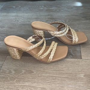 Summer heeled sandals